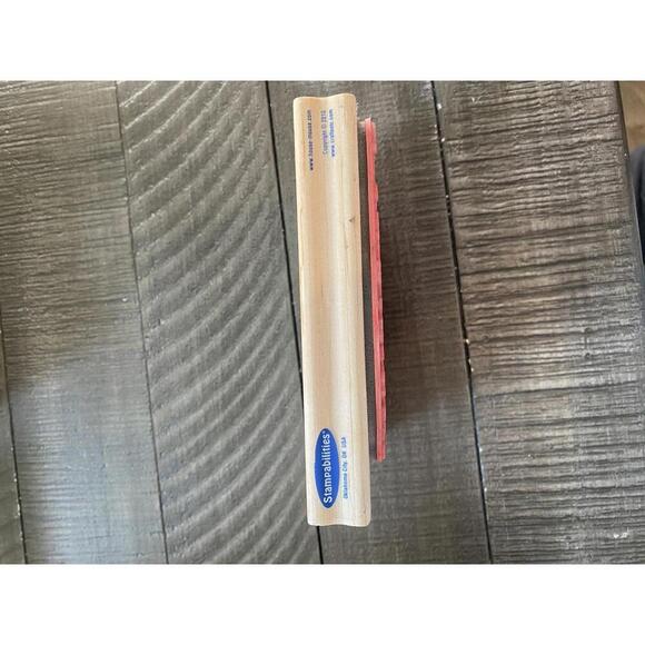 House Mouse Head Over Heels 2008 wood block rubber stamp - Picture 3 of 8